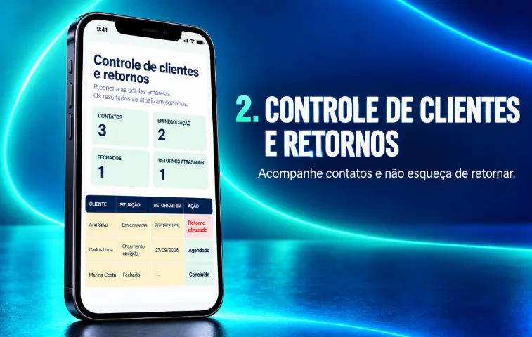 2. Controle de Clientes e Retornos